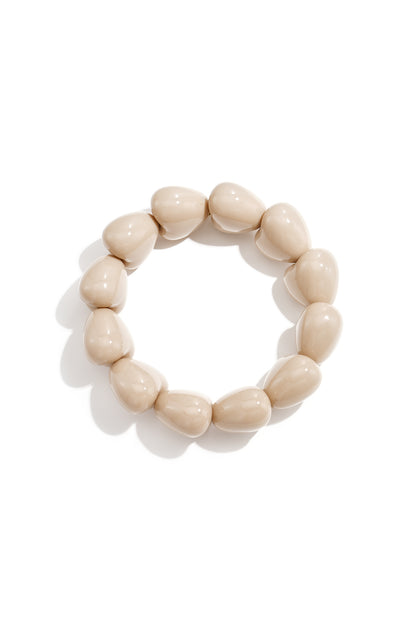 Armband mit großen Herzperlen