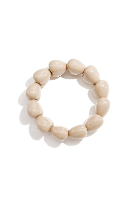 Armband mit großen Herzperlen