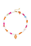 Keramik-Perlenketten, Fischmotiv, lässig-romantische Serie, Damenschmuck