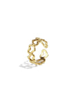 Edelstahl Minimalistische Ringe Herz Casual Täglich Einfache Serie frauen schmuck