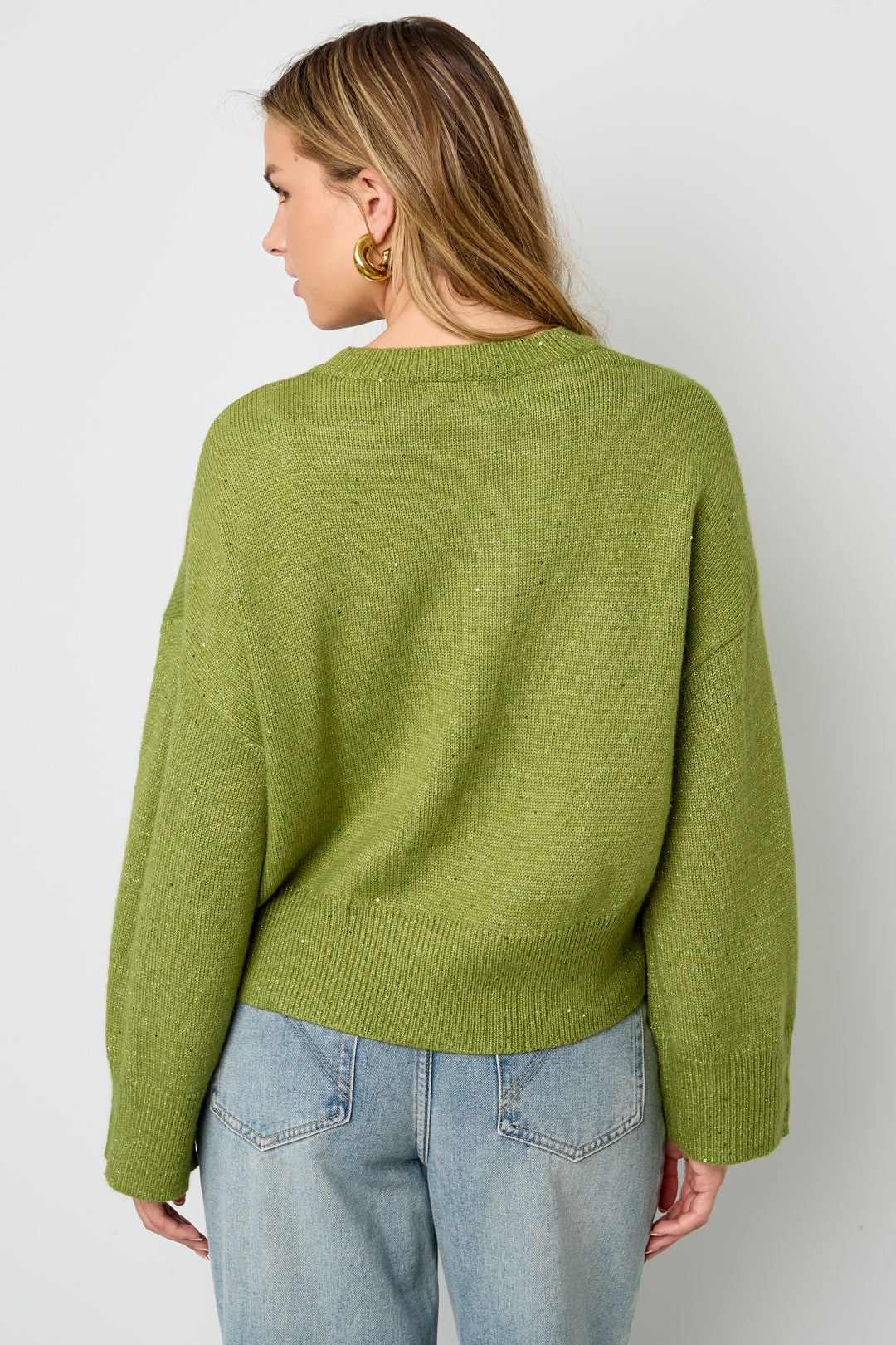 Gestrickte Polyesterfasern Damen Strickpullover Casual Einfarbig Herbst/Winter