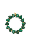 Elastisches Herzperlenarmband
