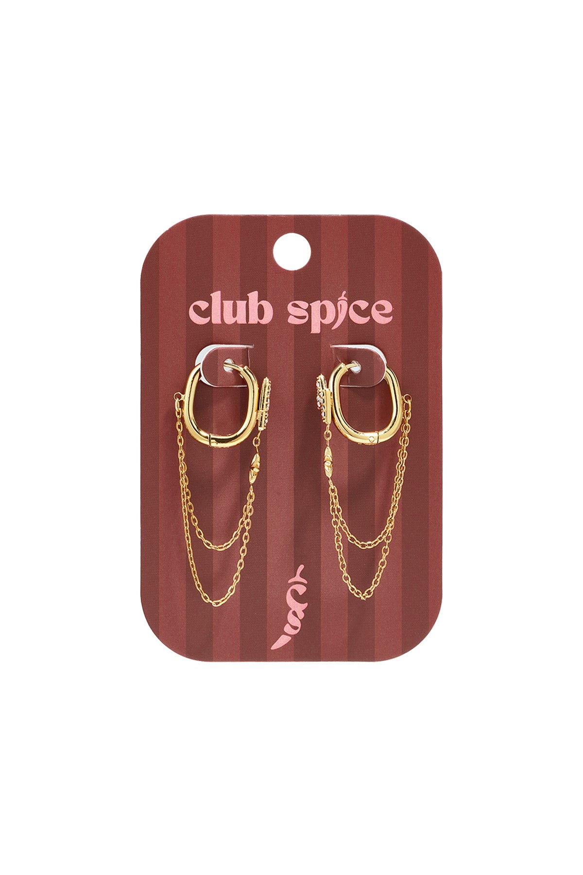 Ohrhänger aus Edelstahl, Kette, schlichte Alltags-Serie, Damenschmuck