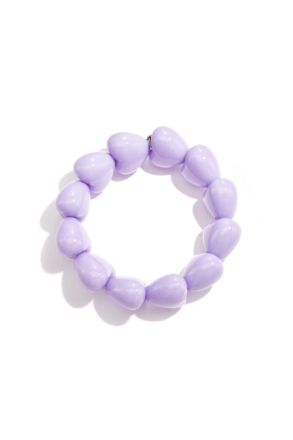 Armband mit großen Herzperlen