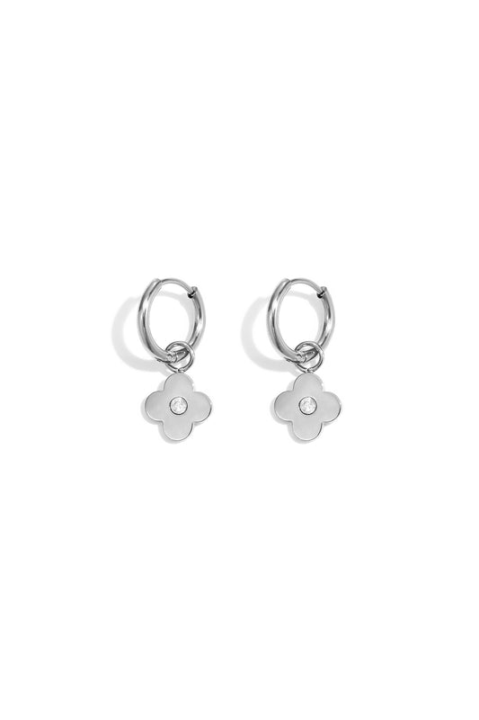 Edelstahl-Ohrhänger Clover Simple Daily Simple Serie Damenschmuck