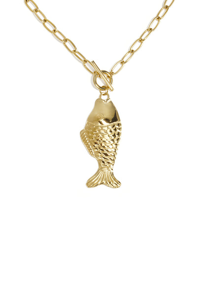 Edelstahl-Anhänger, Fisch-Design, schlichte Alltags-Serie, Damenschmuck