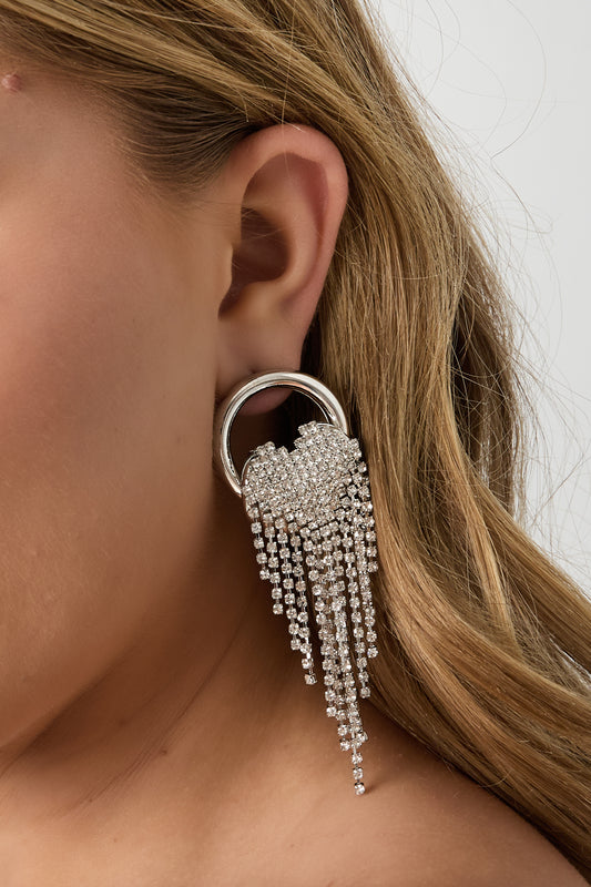 Eisen Baumeln Ohrringe unregelmäßige form Elegante Weihnachten Luxuriöse Serie frauen schmuck
