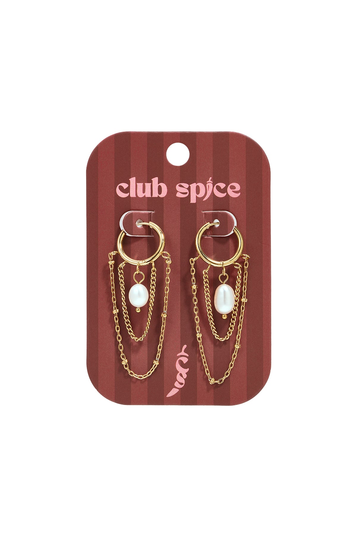 Ohrhänger aus Edelstahl, Kette, schlichte Alltags-Serie, Damenschmuck
