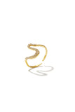Statement-Ringe aus Edelstahl, schlichte Linien, schlichte Alltags-Serie, Damenschmuck