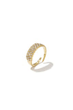 Verstellbarer Statement-Ring mit Strasssteinen