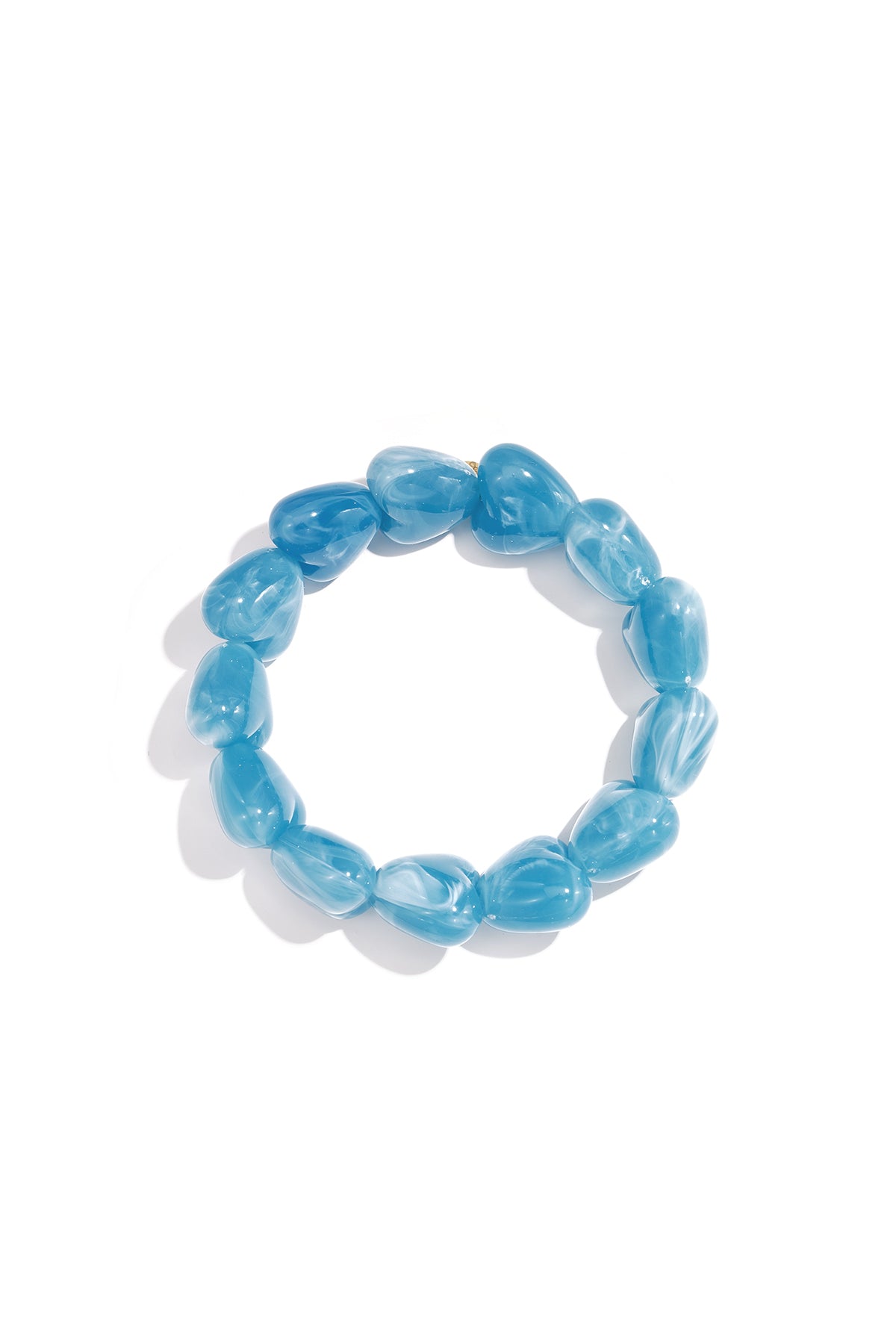 Perlenarmband mit großen Herzperlen