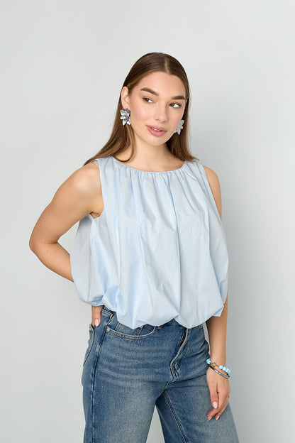 ballonspitze-damen-top-elegant