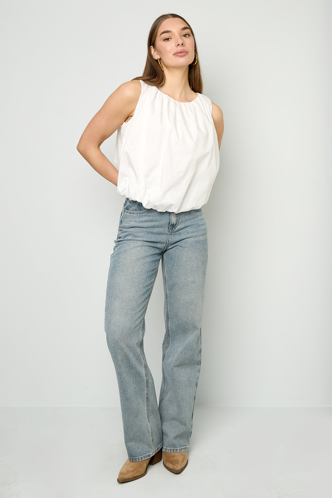 ballonspitze-damen-top-elegant-casual-look-fashion