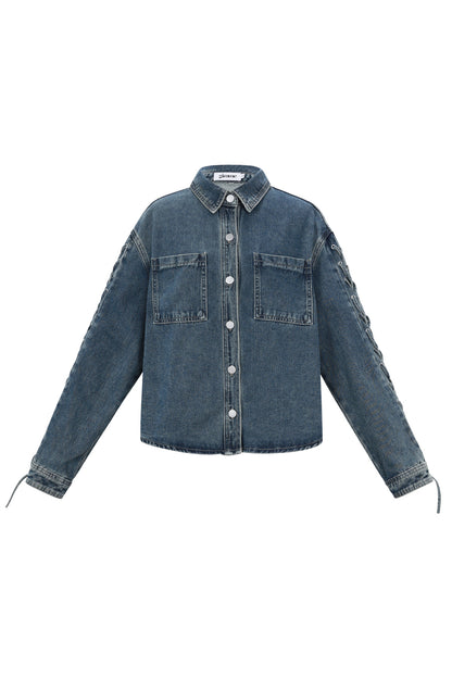 baumwoll-jeansjacke-damen-schnuerung-front-view