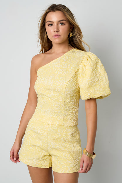 one-shoulder-damen-oberteil-blumenmuster-elegant