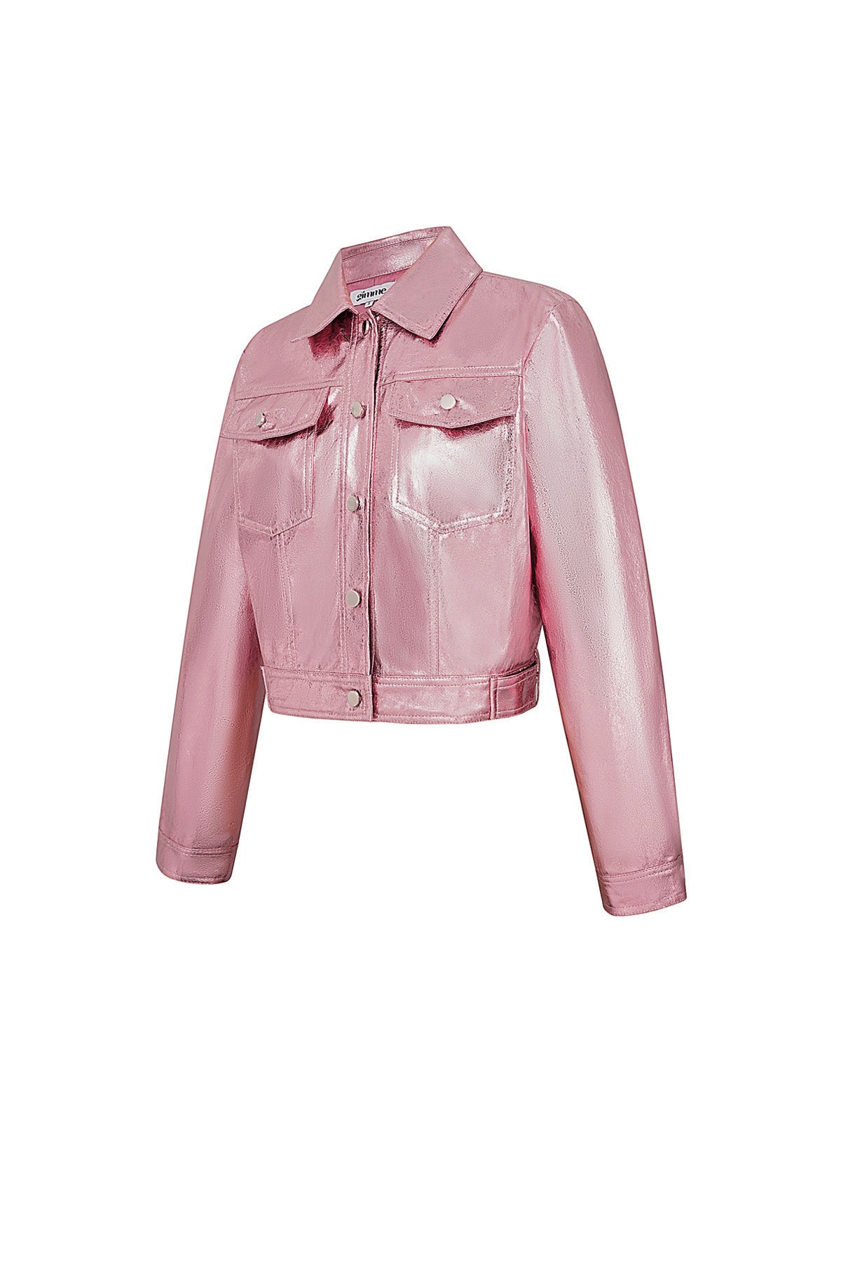 pu-damen-kurzjacke-metallic-glanz-elegant-outfit-styling-idea