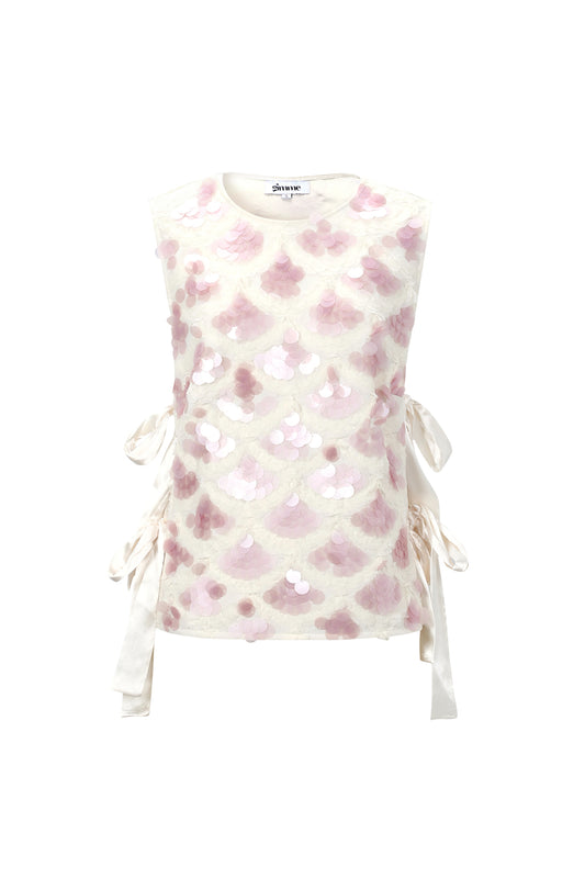pailletten-top-damen-elegant-front-view