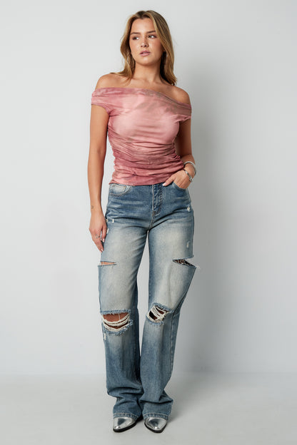 transparent-mesh-damen-oberteil-einfarbig-elegant-close-fabric-detail