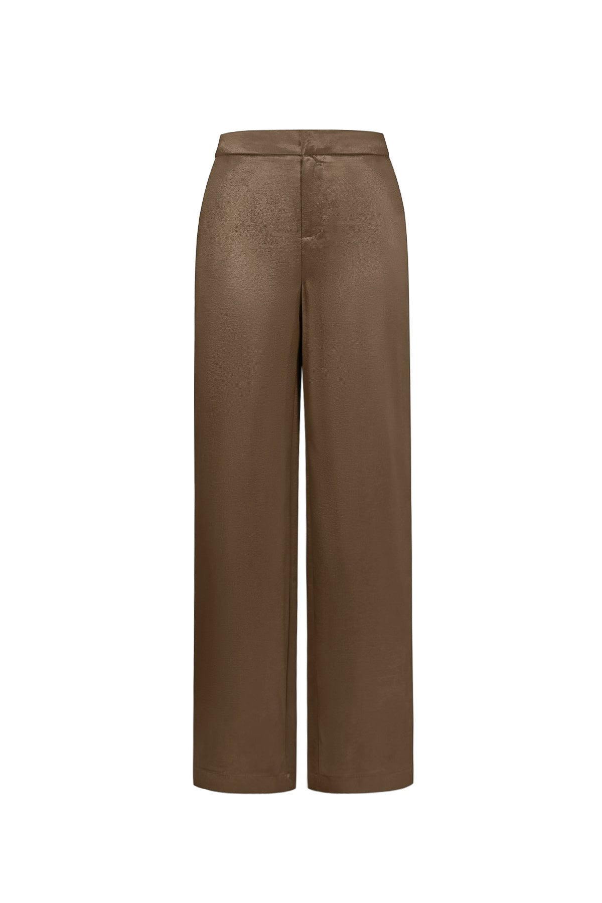 Gewebte Polyesterfasern Damen-Hose Gerade Schnitt Casual Einfarbig Herbst/Winter