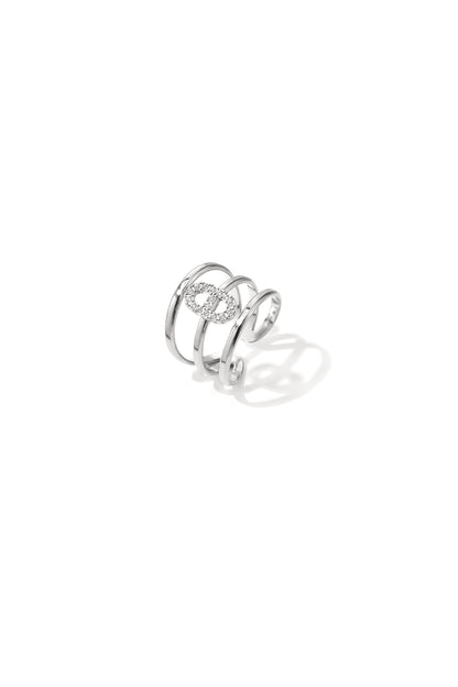 3-stufiger Ring mit elliptischem Set