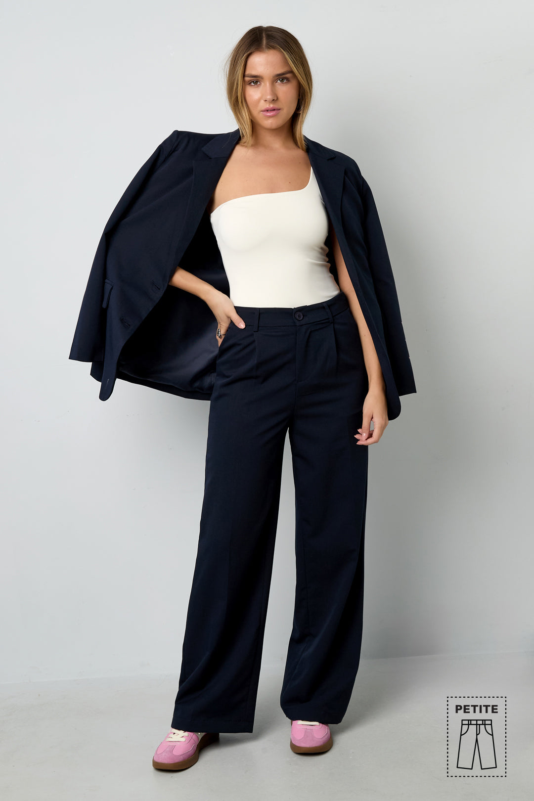 Gewebte Polyesterfasern Damen Gerade Hose Casual Herbst/Winter