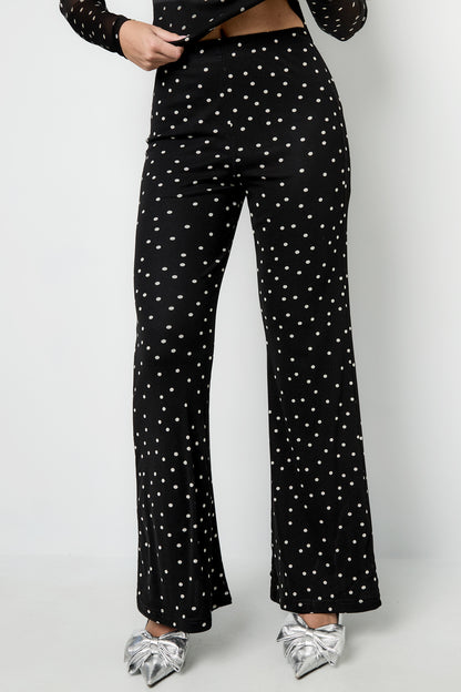 Gepunktete Hose