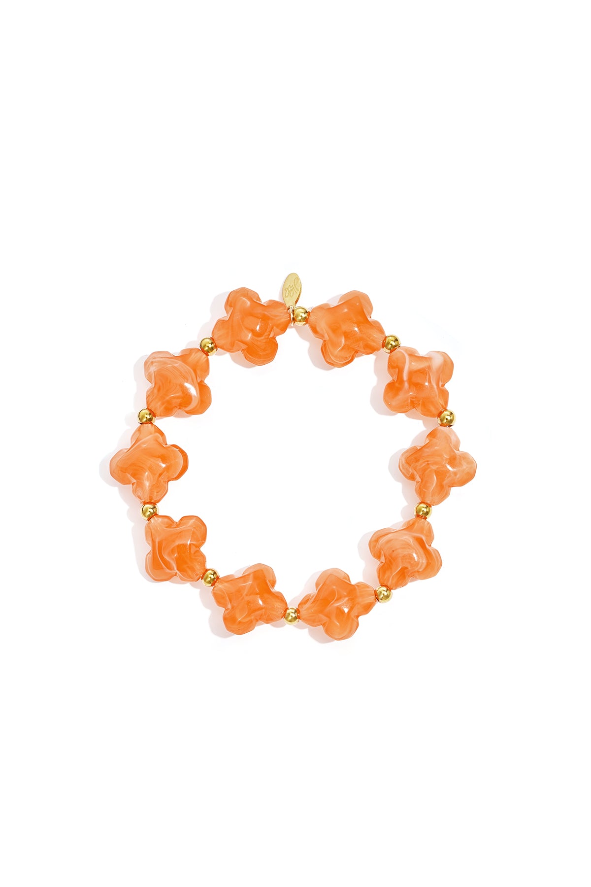 Perlenarmband mit Kleeblattperlen