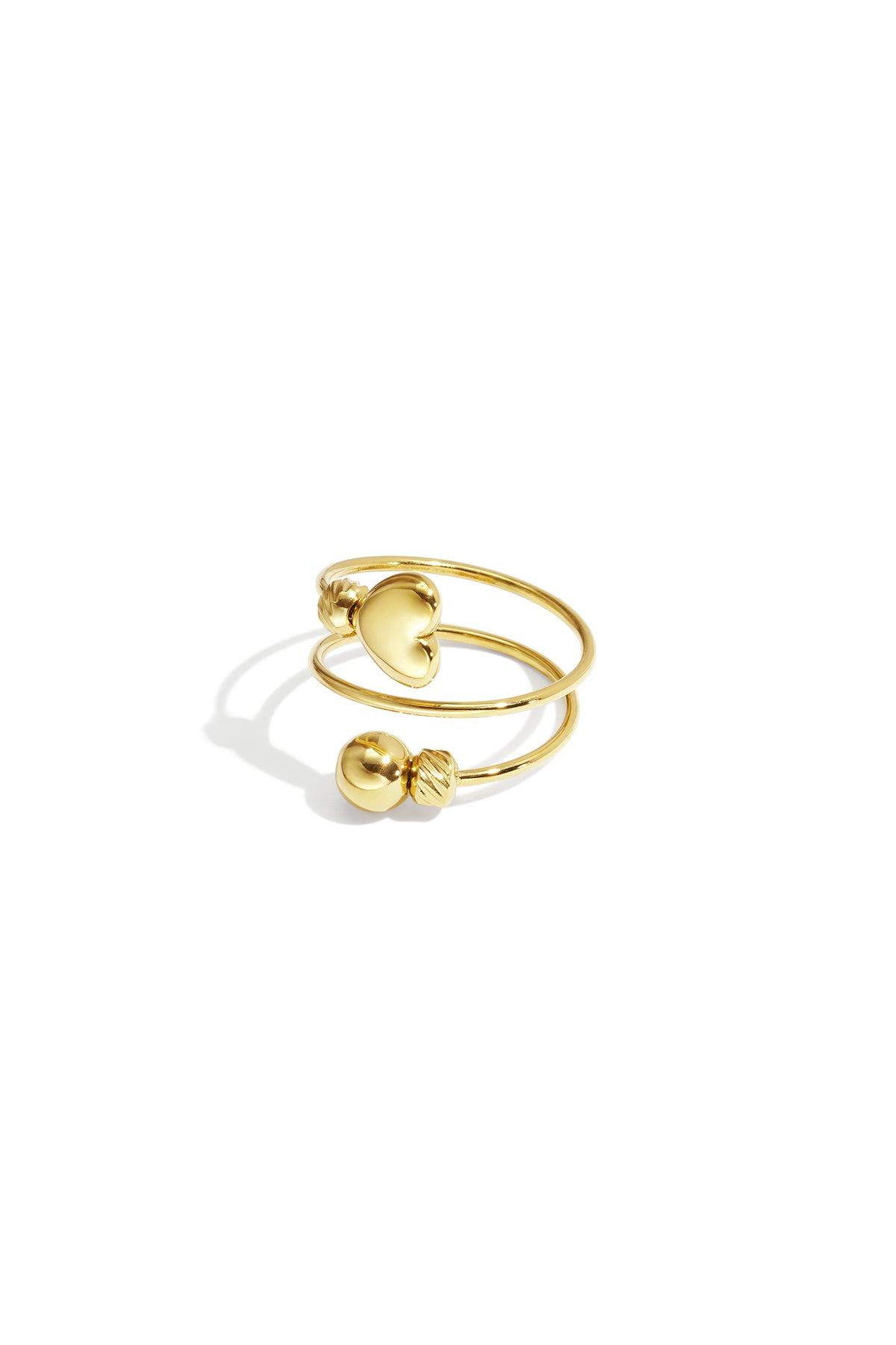 Edelstahl Minimalistische Ringe Herz Casual Täglich Einfache Serie frauen schmuck