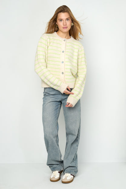 Gestreifter Cardigan