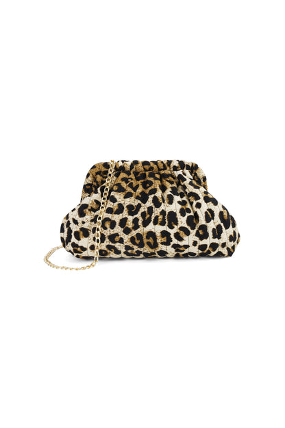 Schultertaschen Leopardenmuster Lässig Baumwolle Alltagsaccessoires