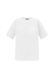 baumwolle-damen-t-shirt-casual-einfarbig-frontansicht