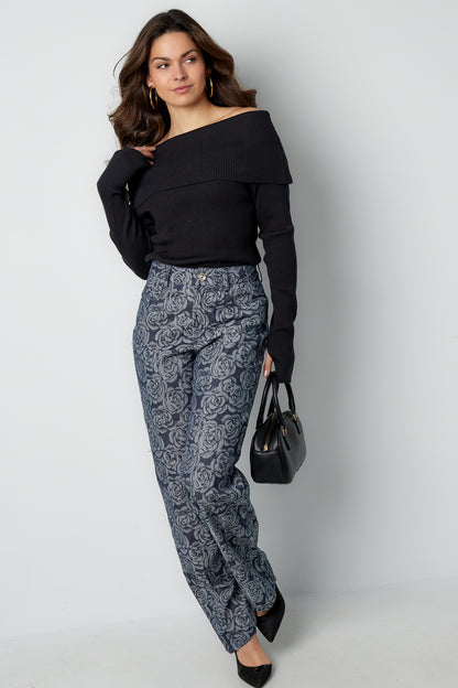 baumwollhose-floral-print-vorderansicht
