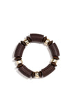Holzperlenarmbänder, Retro-Stil, schlichte Alltagsserie, Damenschmuck