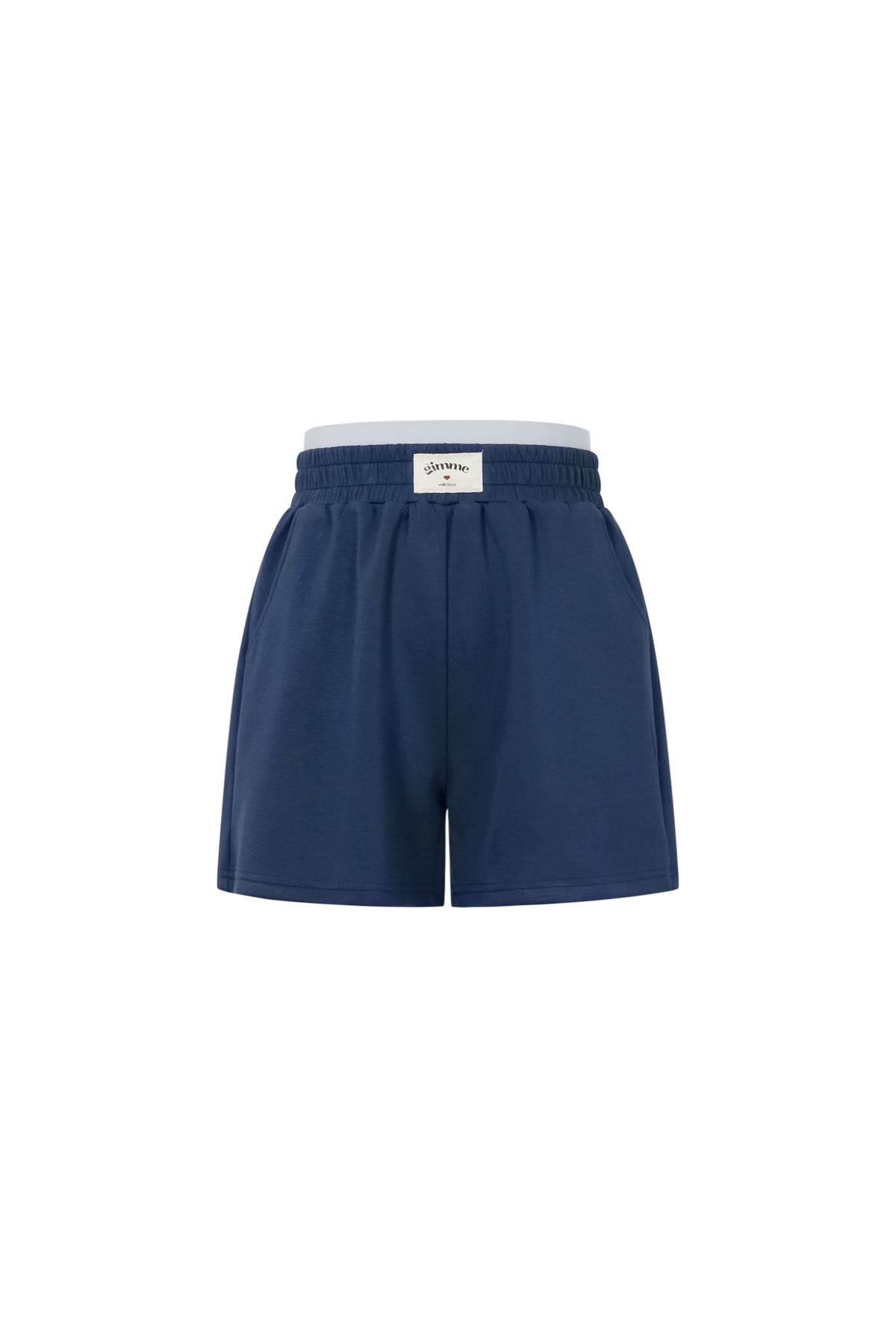 Gestrickte Polyesterfaser Damen Casual Shorts Sporty Einfarbig