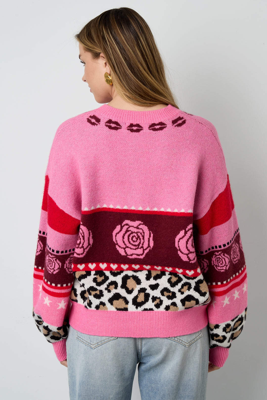 blumen-cardigan-damen-gestrickt-polyester-casual-stil-modern-fashion-look
