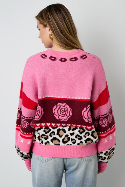 blumen-cardigan-damen-gestrickt-polyester-casual-stil-modern-fashion-look