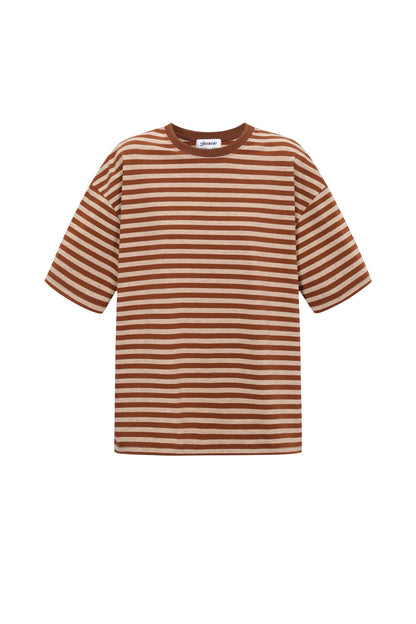 bunt-gestreiftes-damen-t-shirt-casual-baumwolle-frontansicht