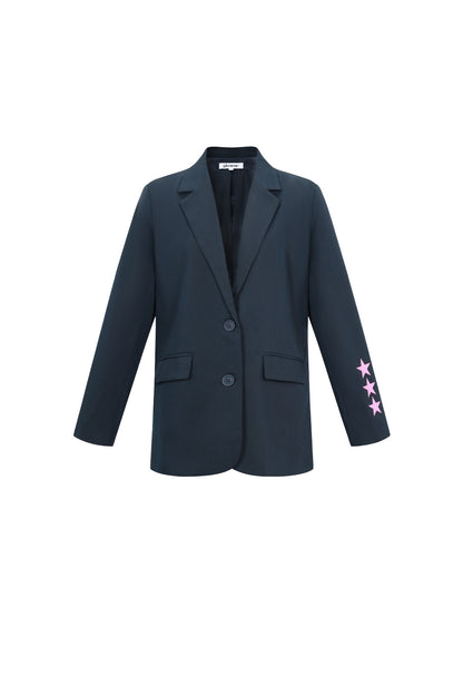 Gewebte Polyesterfaser Damen-Anzug-Set Casual Letters Design