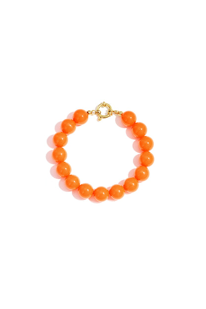 Armband mit mittelgroßen Perlen und Vorderverschluss – 12 mm