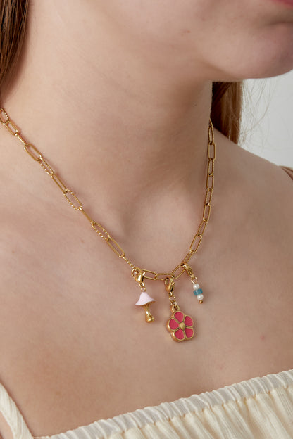 DIY Halskette mit Blumen