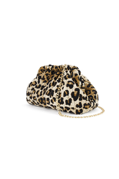 Schultertaschen Leopardenmuster Lässig Baumwolle Alltagsaccessoires