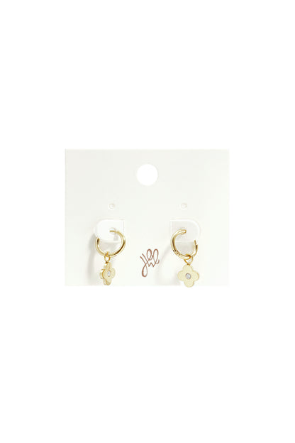 Edelstahl-Ohrhänger Clover Simple Daily Simple Serie Damenschmuck