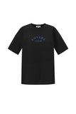 Cotton Damen T-Shirt Casual Letters
