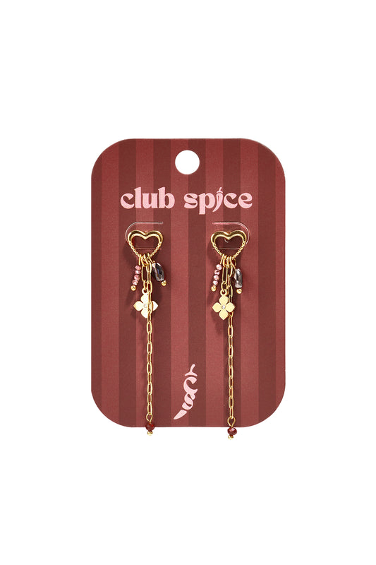 Ohrhänger aus Edelstahl, Kette, schlichte Alltags-Serie, Damenschmuck