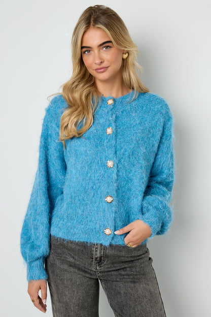 Gestrickte Polyesterfaser Damen Strickjacke Casual Einfarbig