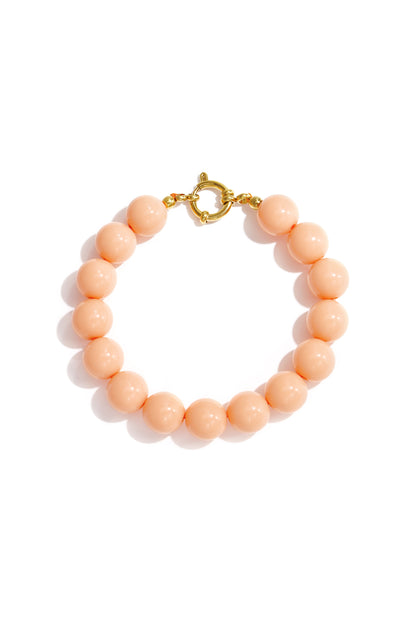 Armband mit mittelgroßen Perlen und Vorderverschluss – 12 mm