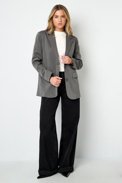 Gewebte Polyesterfasern Damen-Blazer Elegant Letters