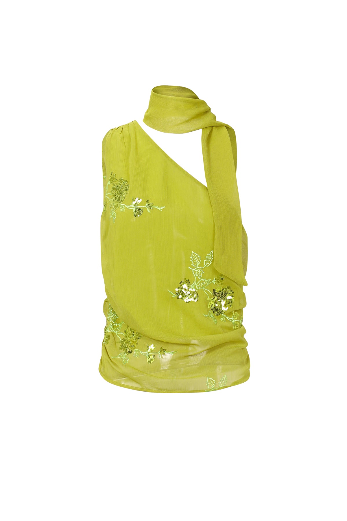 Sommer-Schal mit Stickerei
