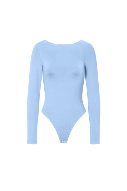 Gestrickter Nylon-Formkörper-Bodysuit Basis Einfarbiger Farbton