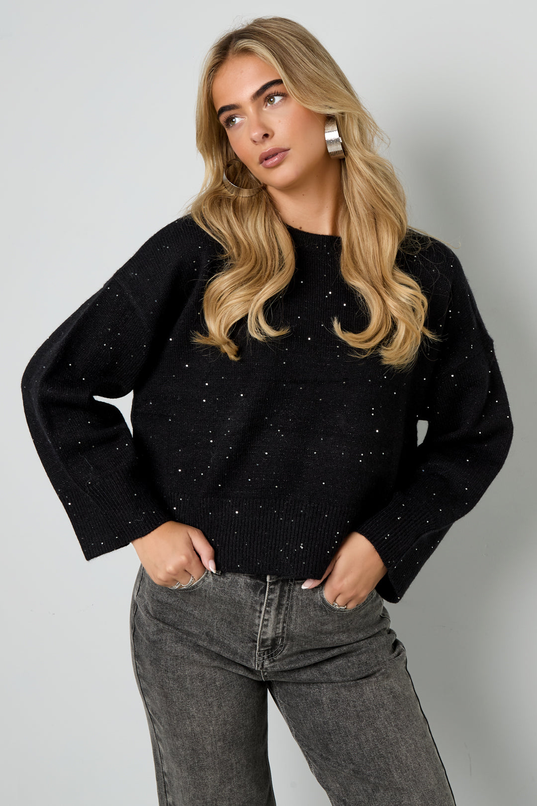 Gestrickte Polyesterfasern Damen Strickpullover Casual Einfarbig Herbst/Winter